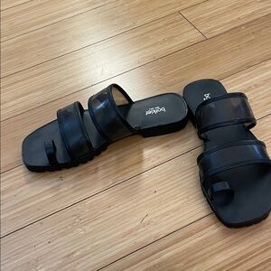 Botkier Black Slide Sandals